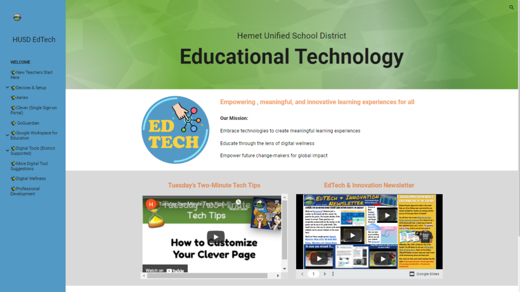 EdTech Website